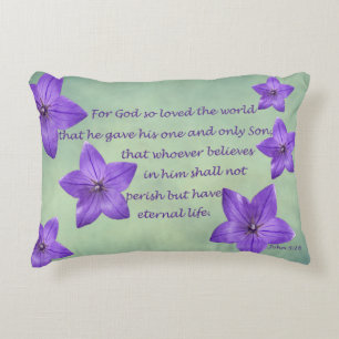 John 3:16 prydnadskudde