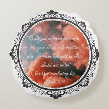 John 3:16 Rund dekorfärg