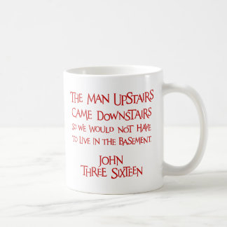 John 3:16 som är röd kaffemugg