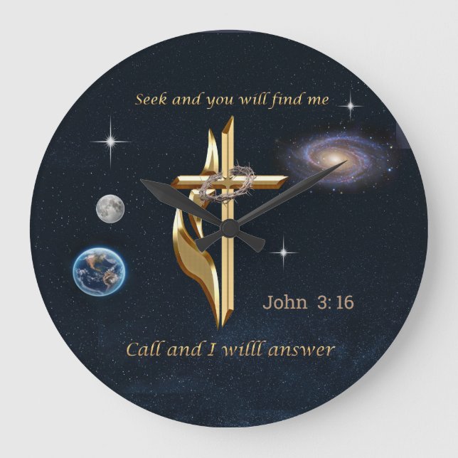 John 3:16     stor klocka (Framsida)