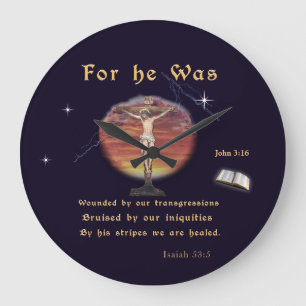 John 3:16 stor klocka