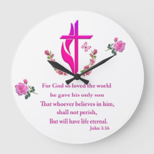 John 3:16 stor klocka