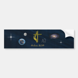 John 3:16, stötdekal bildekal