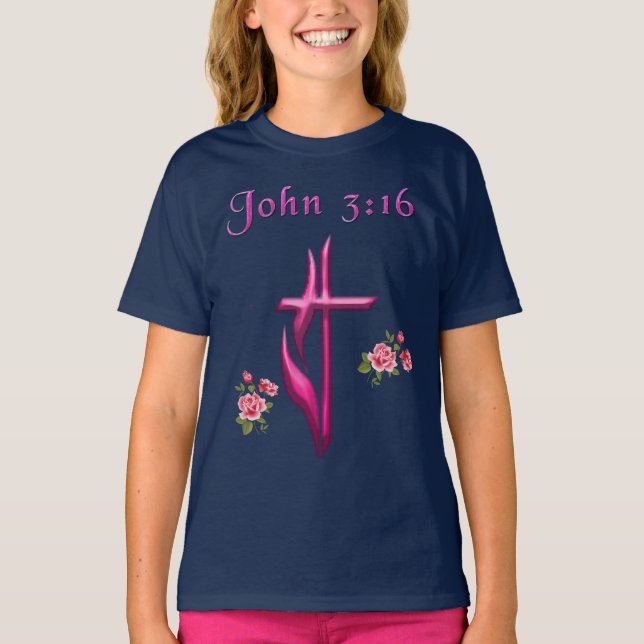 John 3:16 t shirt (Framsida)