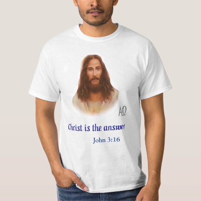 John 3:16 t shirt (Framsida)