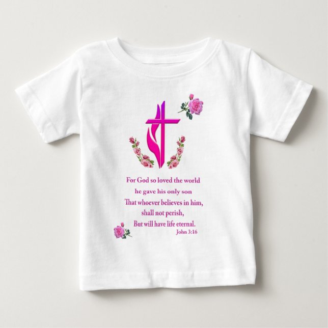 John 3:16 t shirt (Framsida)