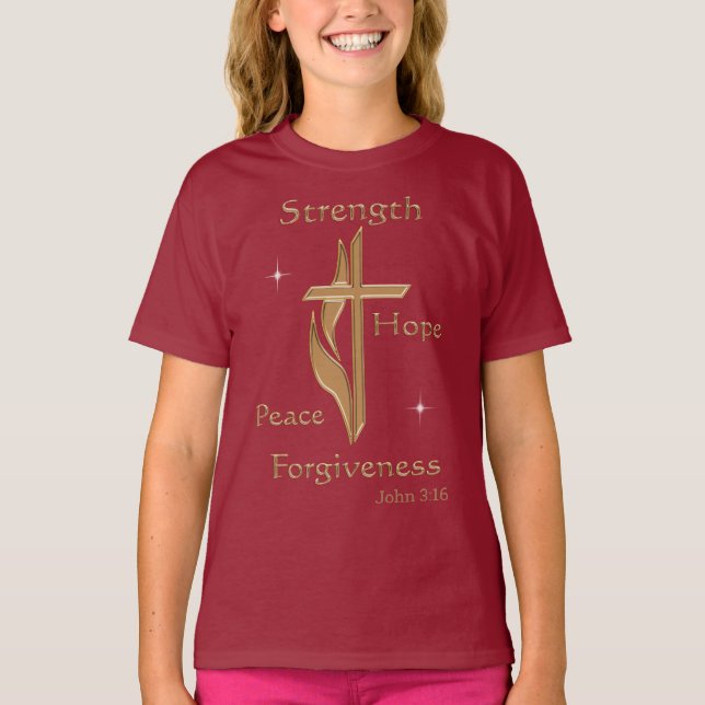 John 3:16 t shirt (Framsida)