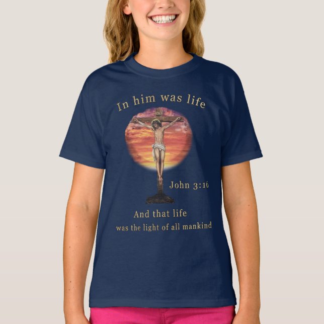 John 3:16 t shirt (Framsida)