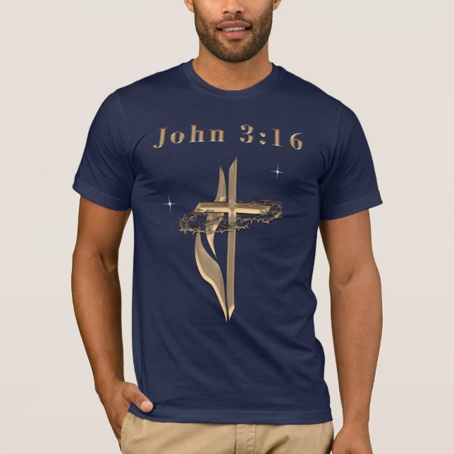 John 3:16 t shirt (Framsida)