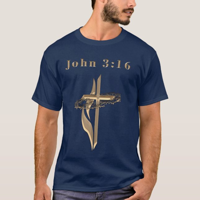 John 3:16 t shirt (Framsida)