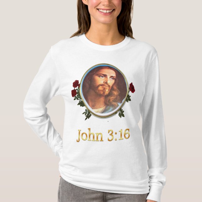 John 3:16 t shirt (Framsida)