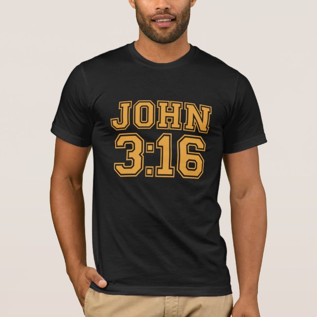 John 3 16 T-Shirt (Framsida)