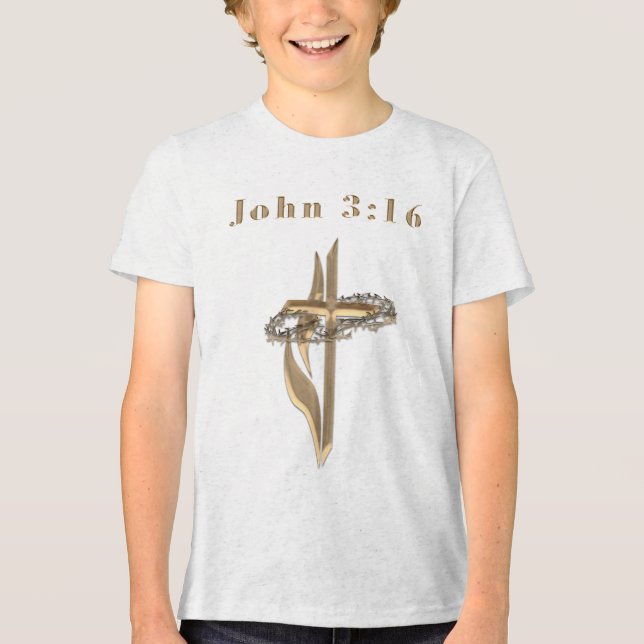 John 3:16 t shirt (Framsida)
