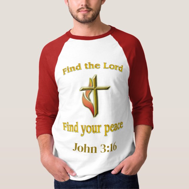 John 3:16 t shirt (Framsida)