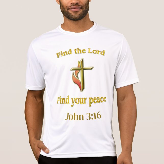 John 3:16 t shirt (Framsida)
