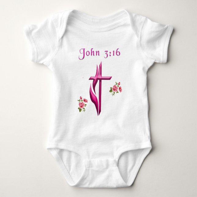 John 3:16 t shirt (Framsida)