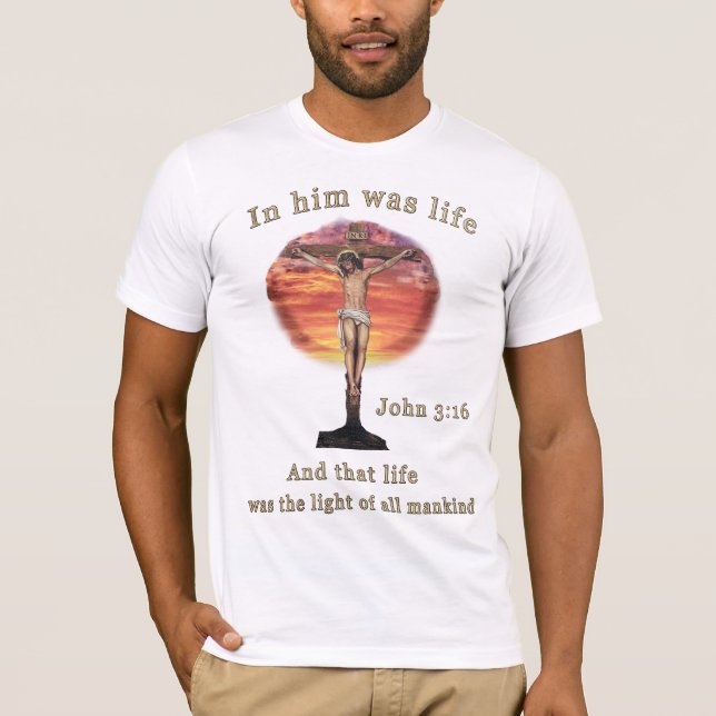 John 3:16 t shirt (Framsida)