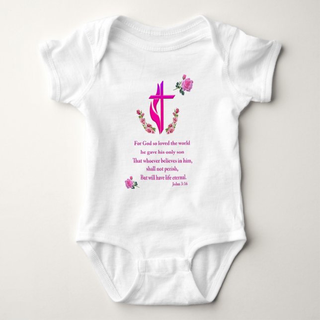 John 3:16 t shirt (Framsida)