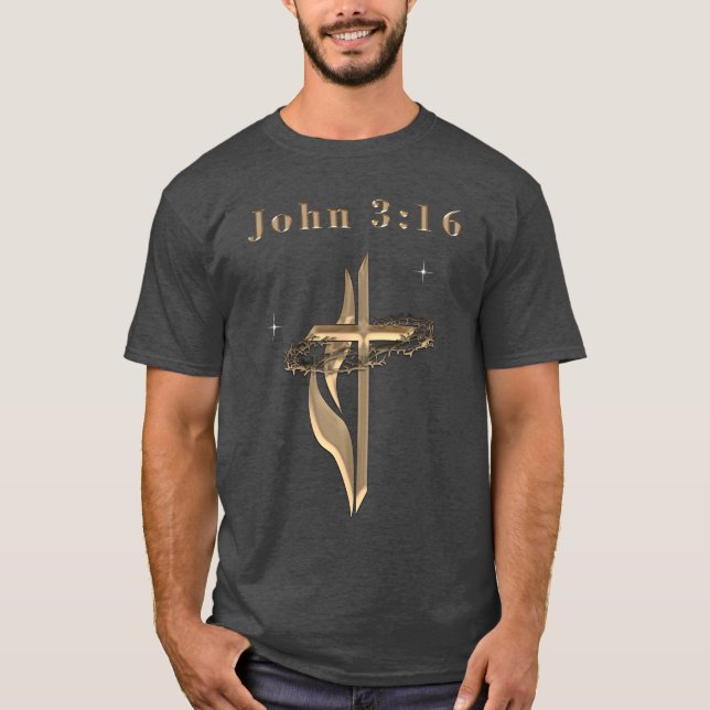John 3:16 t shirt (Framsida)
