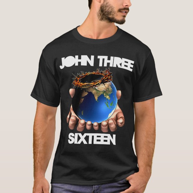 John 3:16 t-shirt (Framsida)