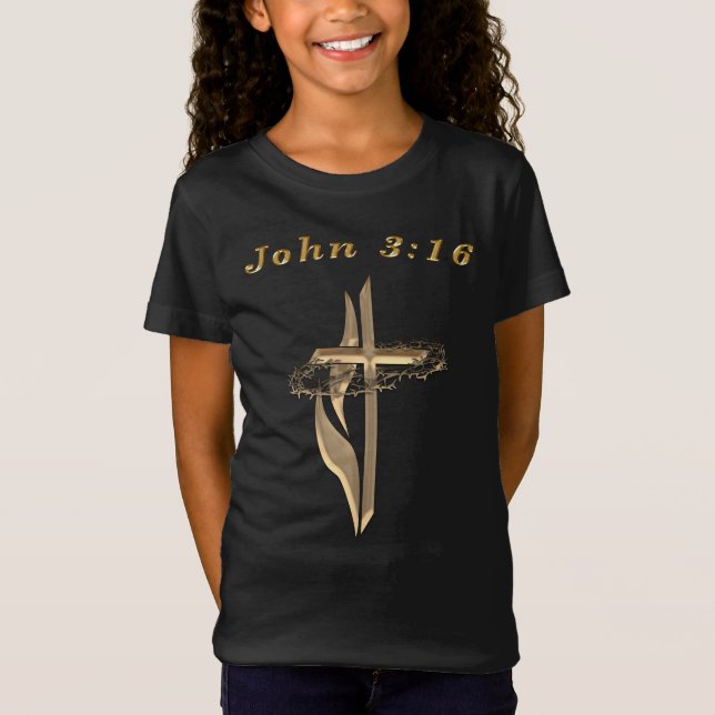 John 3:16 t shirt (Framsida)
