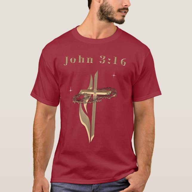 John 3:16 t shirt (Framsida)