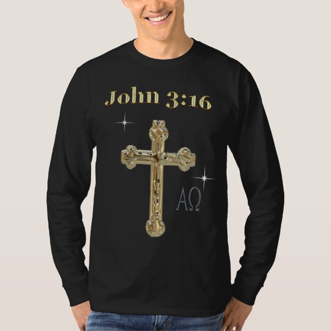 John 3:16 t shirt (Framsida)