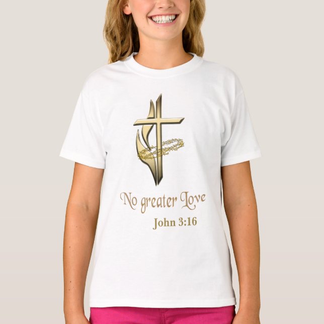 John 3:16 t-shirt (Framsida)