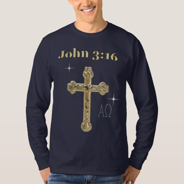 John 3:16 t shirt (Framsida)