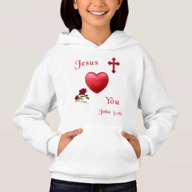 John 3:16 t shirt (Framsida)