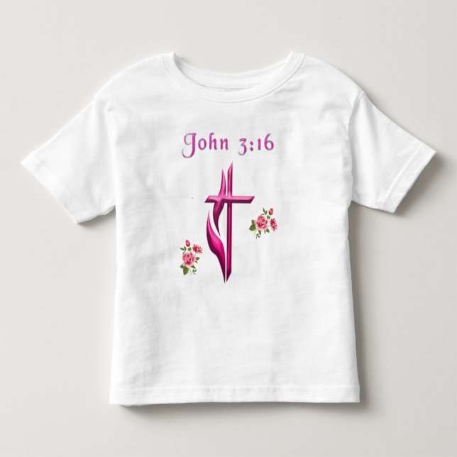 John 3:16 t shirt (Framsida)