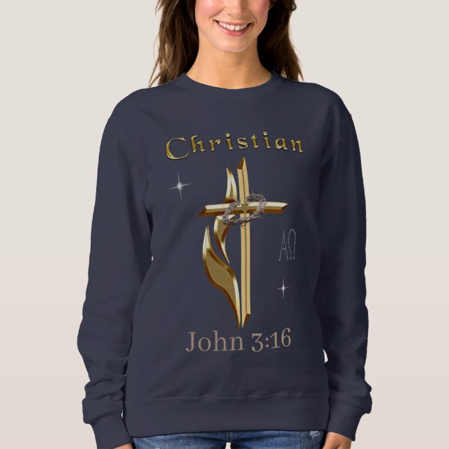 John 3:16 t shirt (Framsida)