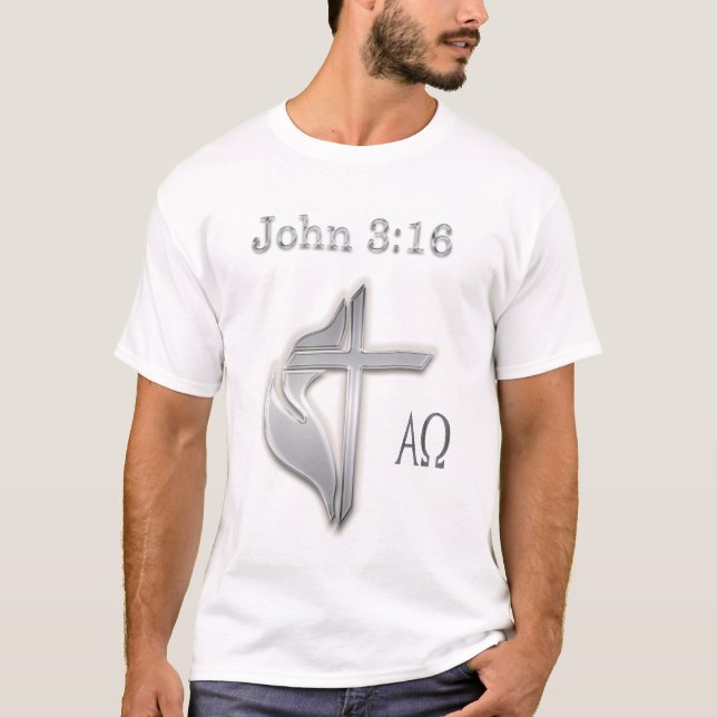 John 3:16 t-shirts (Framsida)