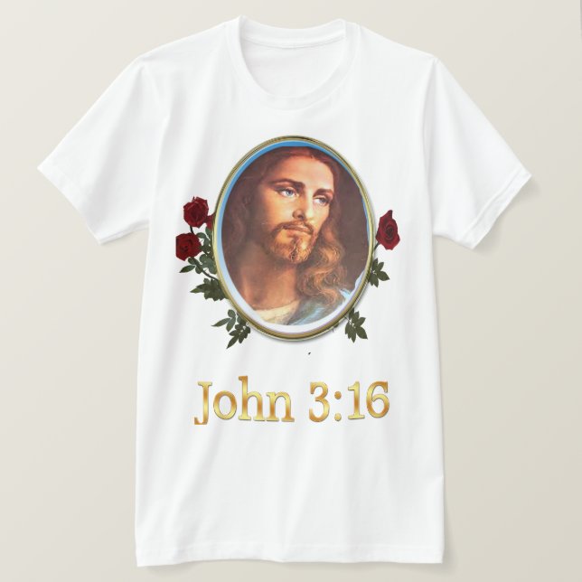 John 3:16 t-shirts (Design framsida)
