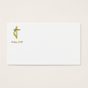 John 3:16 t-shirts med flera visitkort