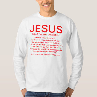 John 3:16 tee shirt