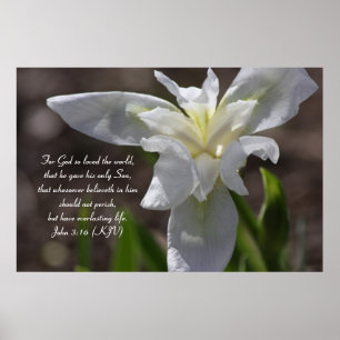 John 3:16 - The Strength of God's Kärlek Poster
