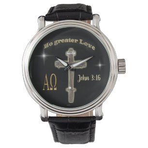 John 3:16 Titta på skript Armbandsur