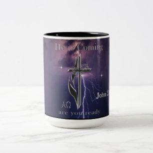John 3:16 Två-Tonad mugg