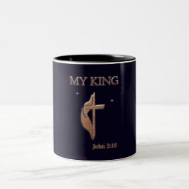 John 3:16 Två-Tonad mugg