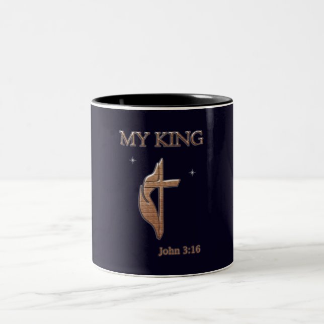 John 3:16 Två-Tonad mugg (Center)