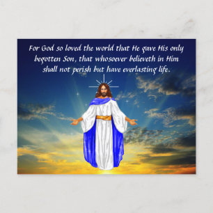 John 3:16 vykort