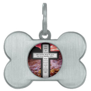 John 3:16gåvor namnbricka husdjur
