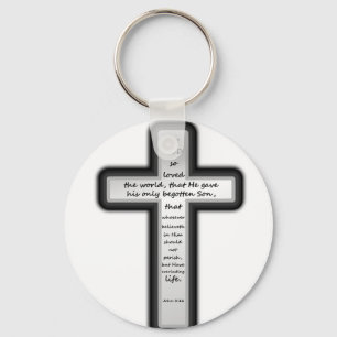 John 3:16kor endast nyckelring