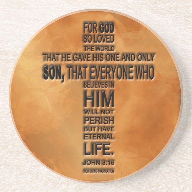 John 3:16kustfartyg underlägg (Framsidan)