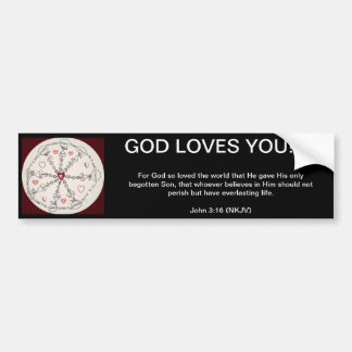 John 3:16Mandala Bildekal