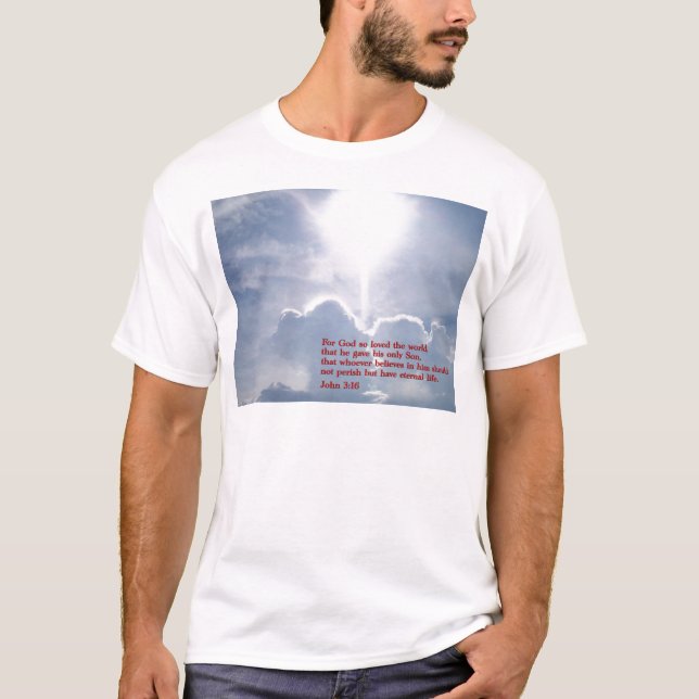 John 3:16moln t shirt (Framsida)