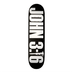 John 3:16Skateboard Mini Skateboard Bräda 18,5 Cm