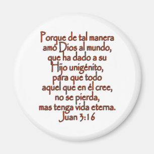 John 3:16spanjor magnet