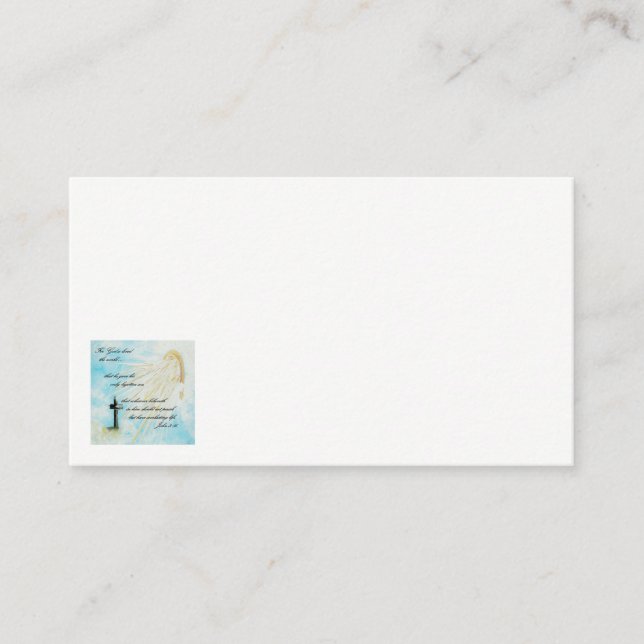 John 3:16visitkort som lämnar ett vittne visitkort (Framsida)